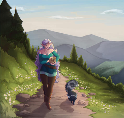 Let&#39;s Take a Walk (Commissioned Piece)
